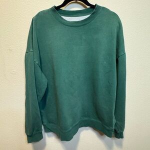 Original Use Green Crewneck Sweatshirt Size L Relaxed Fit